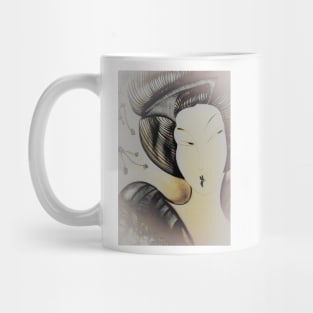 art deco pastel geisha by Jacqueline Mcculloch for House of Harlequin Mug